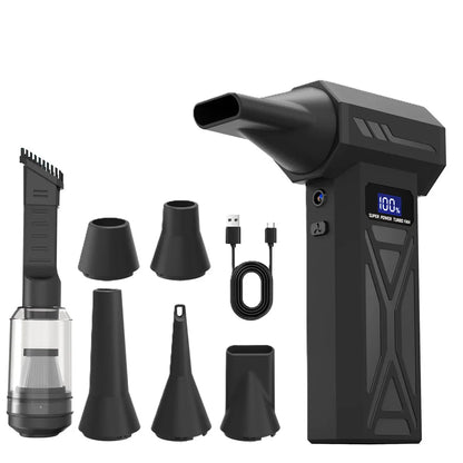 Cordless Turbo Air Duster – 4-Speed LED Cleaning Blower